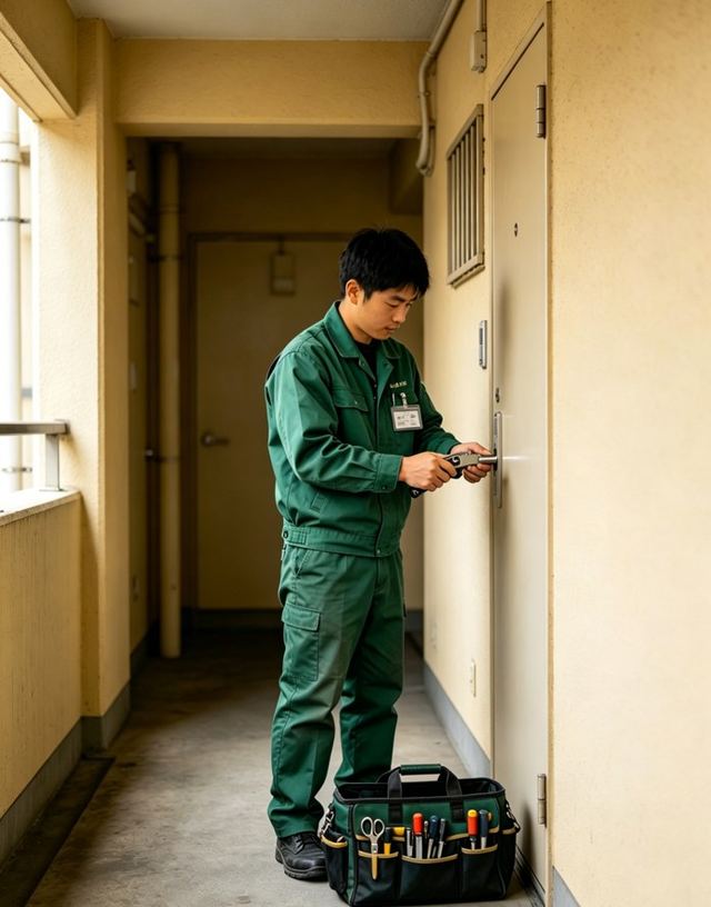 师傅持备案工作证上门服务